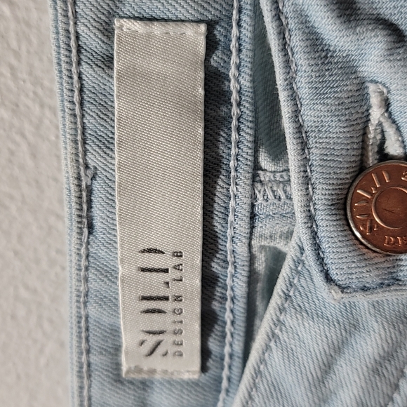 DESIGN LAB SOLD BESTFRIEND STRAIGHT LEG BLUE JEANS WOMENS DENIM PANTS SIZE 26 - Picture 5 of 13